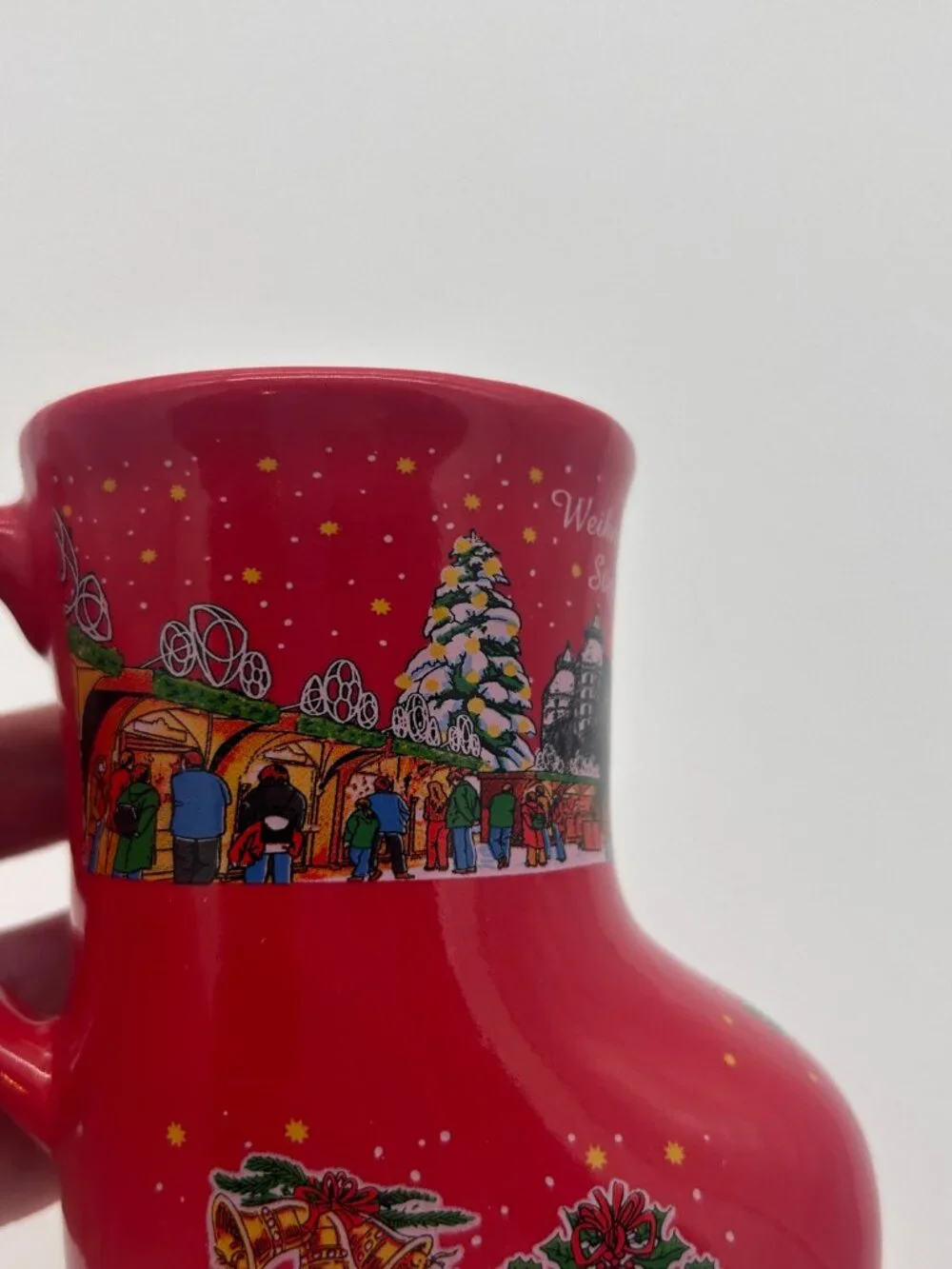 Vienna Christmas Market Red‎ Boot Mug Weihnachtsmarkt Stephansplatz